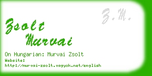 zsolt murvai business card